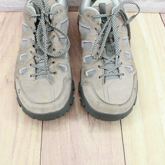 Oboz Sawtooth Beige Leather B-Dry Waterproof Sneaker Hiking Shoes Size 9.5 - Picture 5 of 9